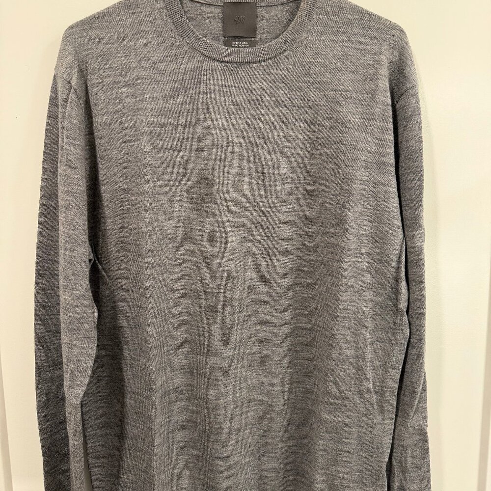 H&M Regular Fit Merino Wool Sweater – Grey – Medium
